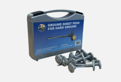 Steel Groundsheet Pegs Pk15 with Case